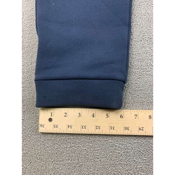 Calvin Klein Sweatpants Joggers Men M Navy Zip Pockets Cuffed Hem Elastic Waist - Picture 7 of 7